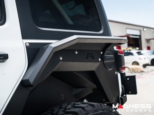 Jeep Wrangler JL Fender Flares - Fab Fours - Rear - High Arch For Base System - 4 Door Jeep Wrangler JL Fender Flares - Fab Fours - Rear - High Arch For Base System - 4 Door